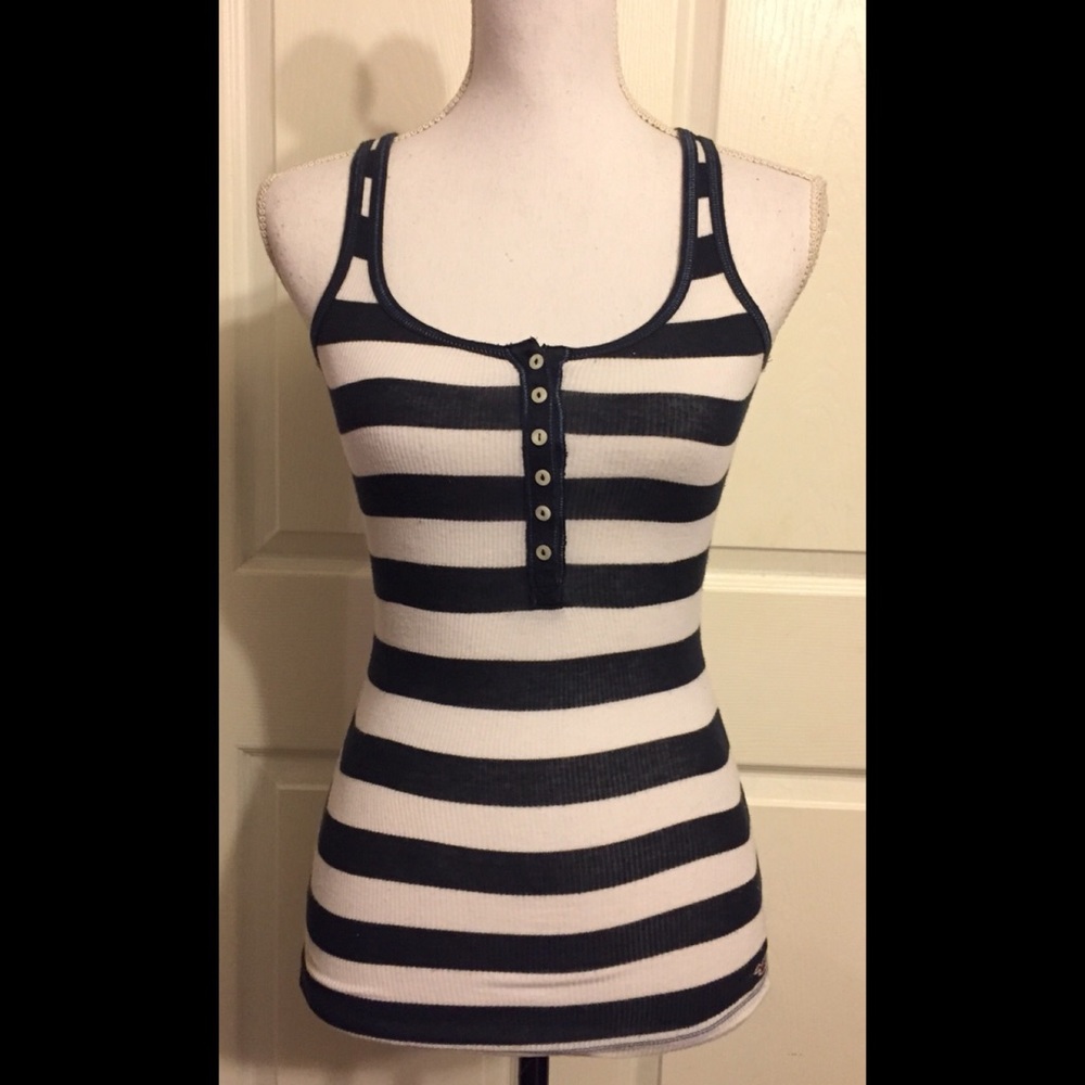 Hollister Button Down Tank Top